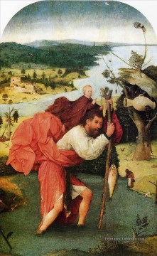 saint christophe Hieronymus Bosch Peinture à l'huile
